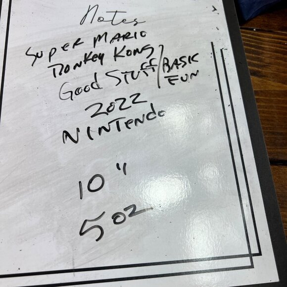 Donkey Kong Plush Toy Super Mario Good Stuff 2022 10" Brown Beige Polyester Nint - Picture 9 of 9